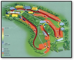 Belgium Formula 1 track diagram