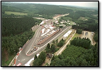 Photo of the Grand Prix track in Belgium